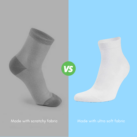 Smoov Sensory Crew Socks For Adults | 3 Pair Pack