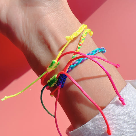 Handmade 'Autism Acceptance' Letter Bracelet