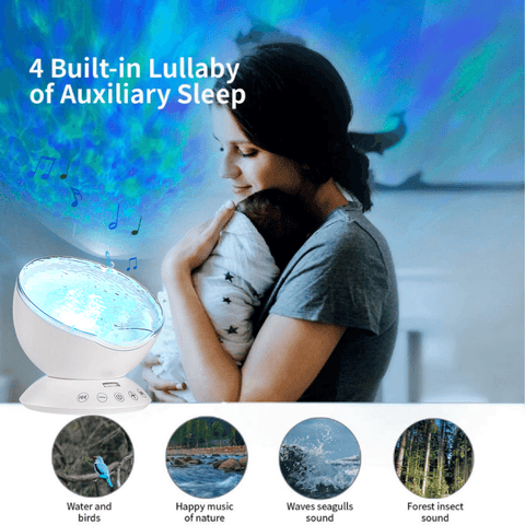 Calming Autism Special Needs Ocean Wave Sensory LED Night Light Projec –  Autism Awareness America