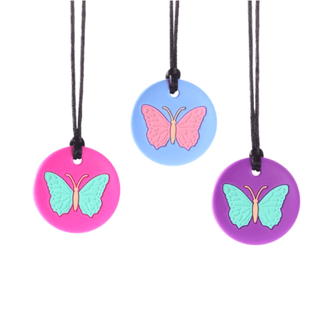 Chewy Butterfly Necklace | 3-Pack