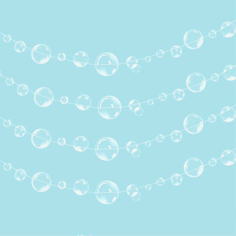 Transparent Bubble Garlands | 4 Pack