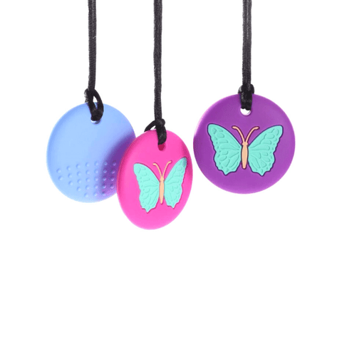 Chewy Butterfly Necklace | 3-Pack