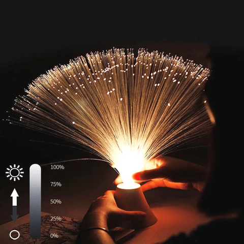 Calming Fiber Optic Lamp