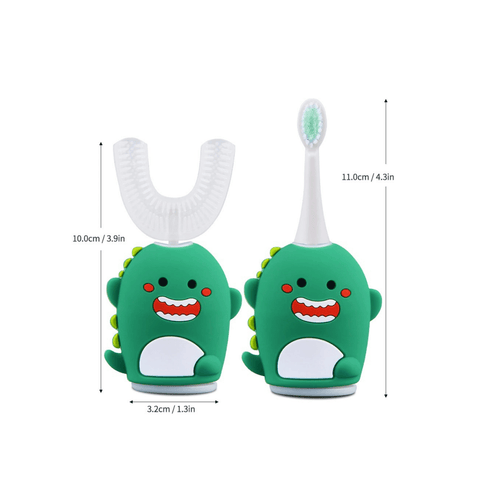 HappyBrush™ Ultrasonic U-Brush & Toothbrush Bundle