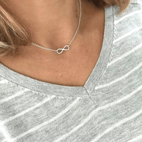 Autism Acceptance' Stainless-Steel Infinity Necklace