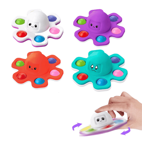 Steemjoey LED Fidget Toys Fidget Jouetss, Fidget Toys Fidget Jouet  Soulagement du Stress Jouet Anti-anxiété Jouet Développement du Cerveau  Jouet