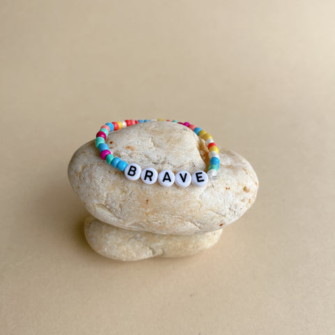 Handmade 'Autism Acceptance' Letter Bracelet